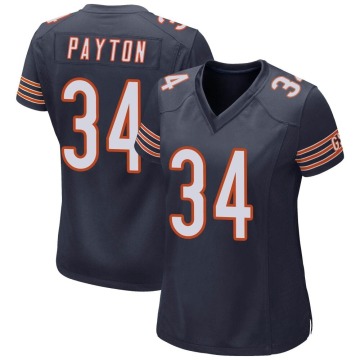 Walter Payton Women's Navy Game Team Color Jersey