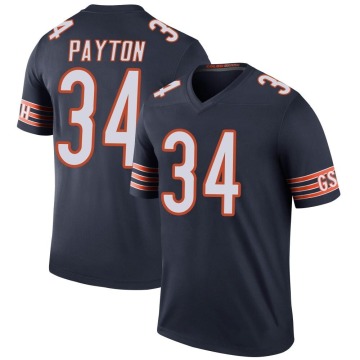 Walter Payton Youth Navy Legend Color Rush Jersey