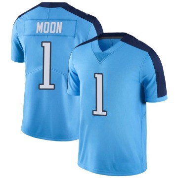 Warren Moon Youth Light Blue Limited Color Rush Jersey