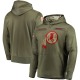 Washington Commanders Men's Olive 2018 Salute to Service Sideline Therma Performance Pullover Hoodie