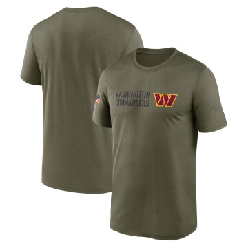 Washington Commanders Men's Olive Legend 2022 Salute to Service Team T-Shirt