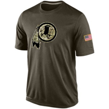Washington Commanders Men's Olive Salute To Service KO Performance Dri-FIT T-Shirt