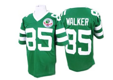 Wesley Walker Men's Green Authentic Team Color Throwback Jersey