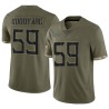 Wesley Woodyard Men's Olive Limited 2022 Salute To Service Jersey