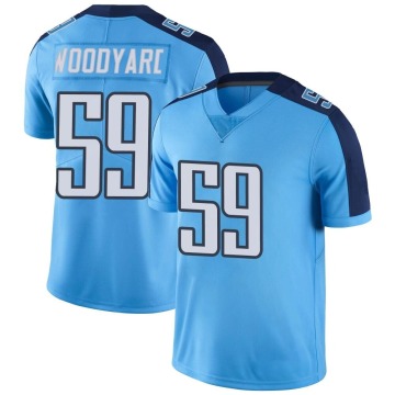 Wesley Woodyard Youth Light Blue Limited Color Rush Jersey