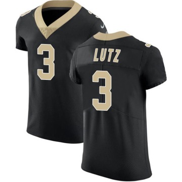 Wil Lutz Men's Black Elite Team Color Vapor Untouchable Jersey