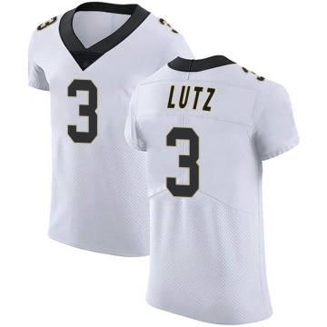 Wil Lutz Men's White Elite Vapor Untouchable Jersey