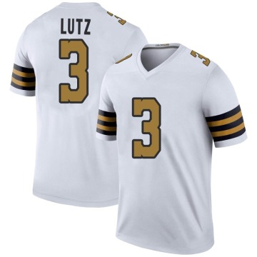 Wil Lutz Youth White Legend Color Rush Jersey