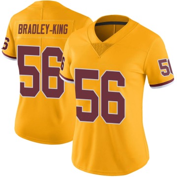 Will Bradley-King Women's Gold Limited Color Rush Jersey