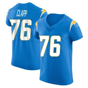 Will Clapp Men's Blue Elite Alternate Vapor Untouchable Jersey