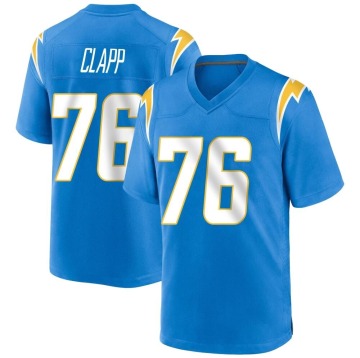 Will Clapp Youth Blue Game Powder Alternate Jersey