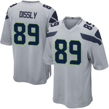 Will Dissly Men's Gray Game Alternate Jersey