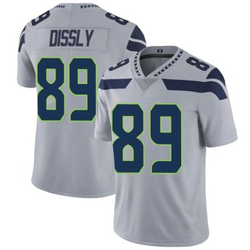Will Dissly Men's Gray Limited Alternate Vapor Untouchable Jersey