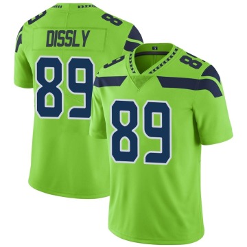 Will Dissly Men's Green Limited Color Rush Neon Jersey