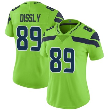 Will Dissly Women's Green Limited Color Rush Neon Jersey