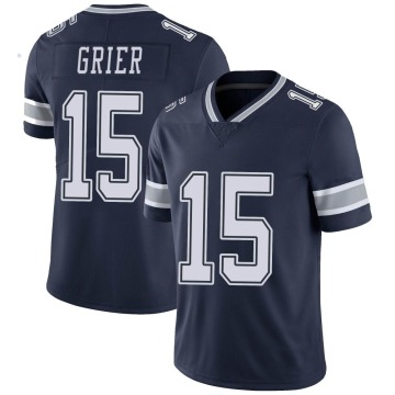 Will Grier Youth Navy Limited Team Color Vapor Untouchable Jersey
