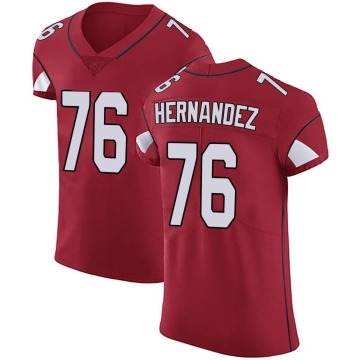 Will Hernandez Men's Red Elite Team Color Vapor Untouchable Jersey