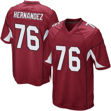 Will Hernandez Youth Game Cardinal Team Color Jersey