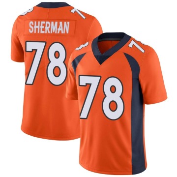 Will Sherman Men's Orange Limited Team Color Vapor Untouchable Jersey