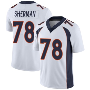 Will Sherman Men's White Limited Vapor Untouchable Jersey