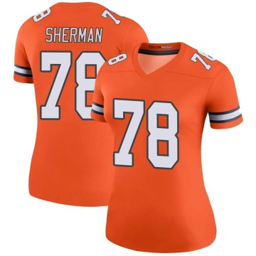 Will Sherman Women's Orange Legend Color Rush Jersey