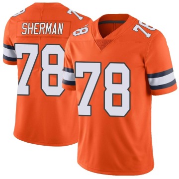 Will Sherman Youth Orange Limited Color Rush Vapor Untouchable Jersey