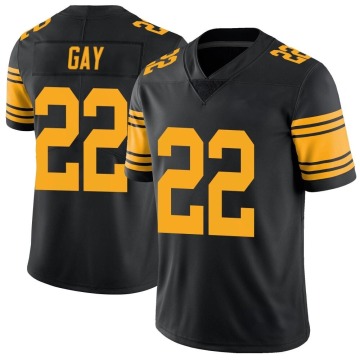 William Gay Men's Black Limited Color Rush Jersey
