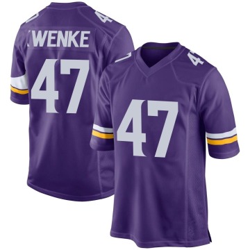 William Kwenkeu Youth Purple Game Team Color Jersey