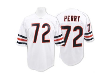 William Perry Men's White Authentic Throwback Jersey