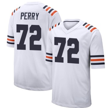 William Perry Youth White Game Alternate Classic Jersey