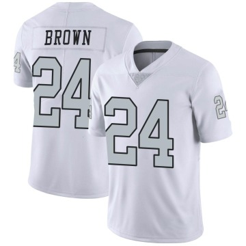 Willie Brown Youth White Limited Color Rush Jersey