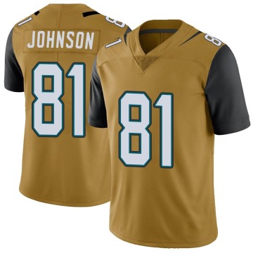 Willie Johnson Youth Gold Limited Color Rush Vapor Untouchable Jersey