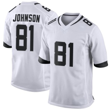 Willie Johnson Youth White Game Jersey