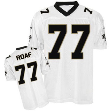 Willie Roaf Men's White Authentic Jersey