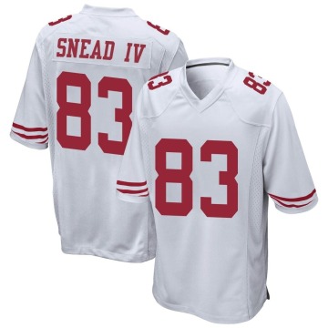 Willie Snead IV Men's White Game Jersey
