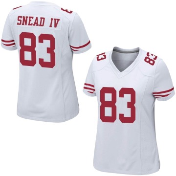 Willie Snead IV Women's White Game Jersey