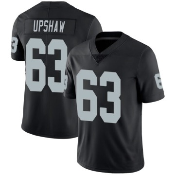 Wilson Gene Upshaw Men's Black Limited Team Color Vapor Untouchable Jersey