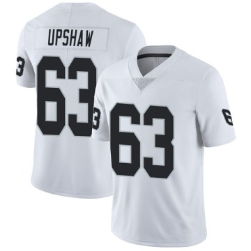 Wilson Gene Upshaw Men's White Limited Vapor Untouchable Jersey