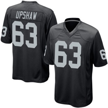 Wilson Gene Upshaw Youth Black Game Team Color Jersey