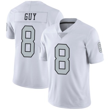 Wilson Ray Guy Men's White Limited Color Rush Jersey