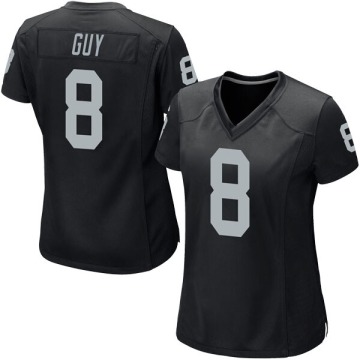 Wilson Ray Guy Women's Black Game Team Color Jersey