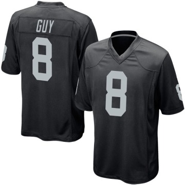 Wilson Ray Guy Youth Black Game Team Color Jersey