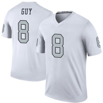 Wilson Ray Guy Youth White Legend Color Rush Jersey