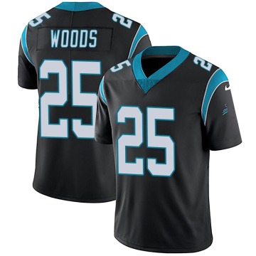 Xavier Woods Youth Black Limited Team Color Vapor Untouchable Jersey