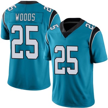 Xavier Woods Youth Blue Limited Alternate Vapor Untouchable Jersey