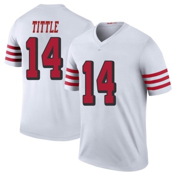 Y.A. Tittle Youth White Legend Color Rush Jersey