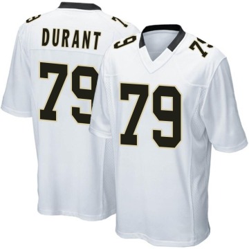 Yasir Durant Youth White Game Jersey