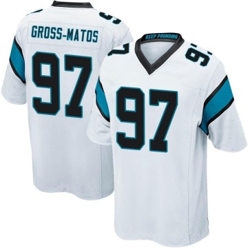 Yetur Gross-Matos Youth White Game Jersey