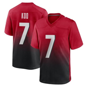 Younghoe Koo Men's Red Game 2nd Alternate Jersey