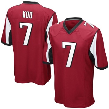 Younghoe Koo Men's Red Game Team Color Jersey